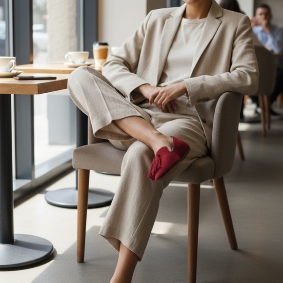 Kate Spade New York Womens Adore Padded Insole Leather Loafers size 5.5 B - Picture 4 of 9